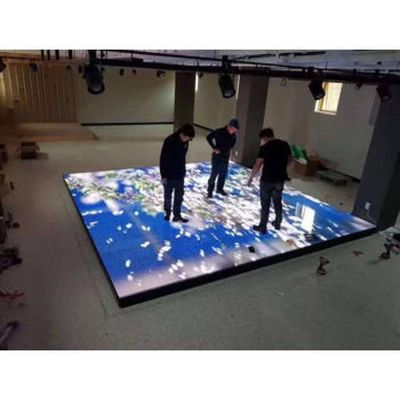 telhas de assoalho da tela do diodo emissor de luz P4.81 de 4.81mm que anunciam a exposição de diodo emissor de luz SMD