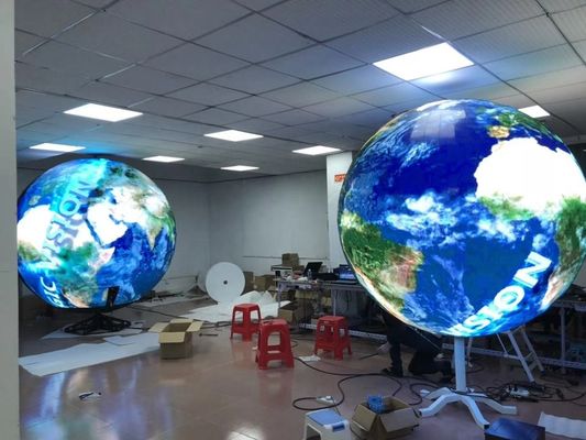 Da propaganda criativa da tela de exposição P4.81 do diodo emissor de luz do nivelamento tela exterior ROHS do diodo emissor de luz