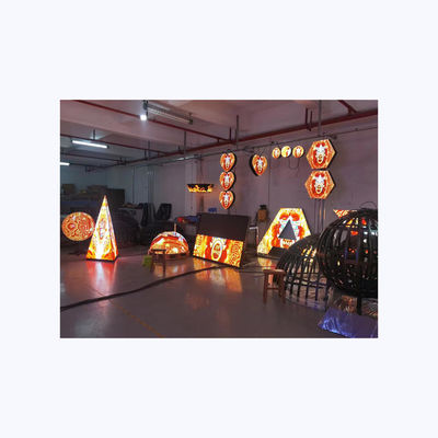 Tela de exposição criativa impermeável alugado P4.81 colorido do diodo emissor de luz