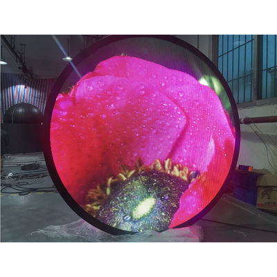 Da propaganda criativa da tela de exposição P4.81 do diodo emissor de luz do nivelamento tela exterior ROHS do diodo emissor de luz